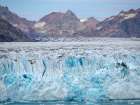 Glacier Sermiligaaq Fjord. Ammassalik area in Greenland, Tasiilaq, autumn Art Print